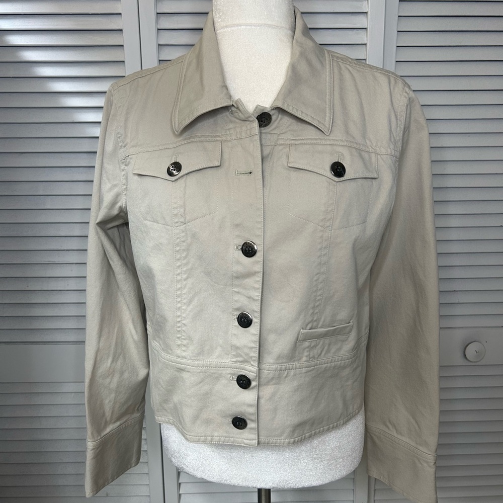 Debra Deroo Women's‎ Beige Jacket Size Small